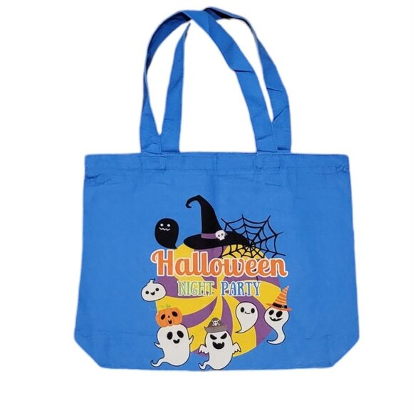 Halloween Trick or Treat Canvas Tote Bags - NIP - Picture 5 of 11